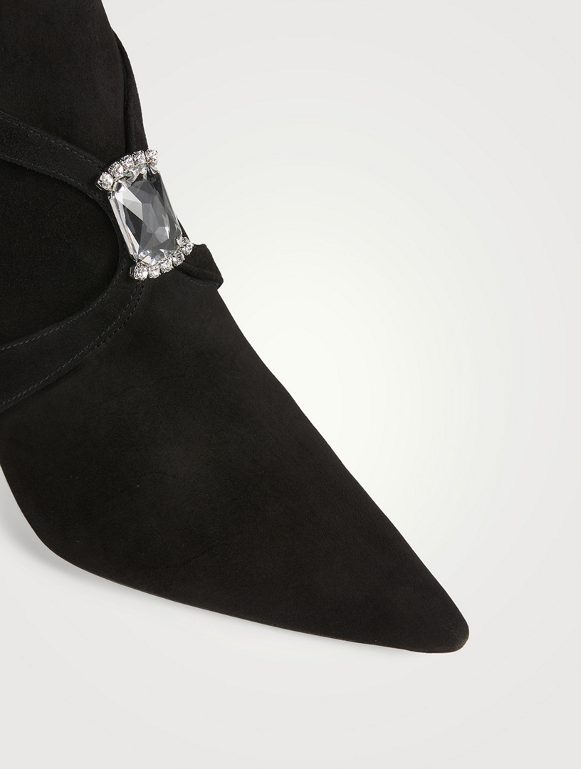 Solitaire Suede Ankle Boots
