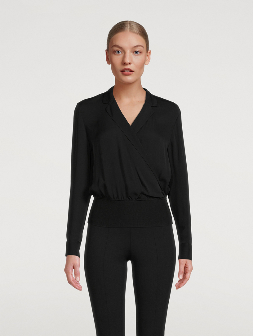 Silk Wrap Shirt