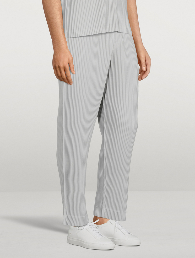 HOMME PLISSÉ ISSEY MIYAKE Basics Straight Leg Pants | Holt Renfrew