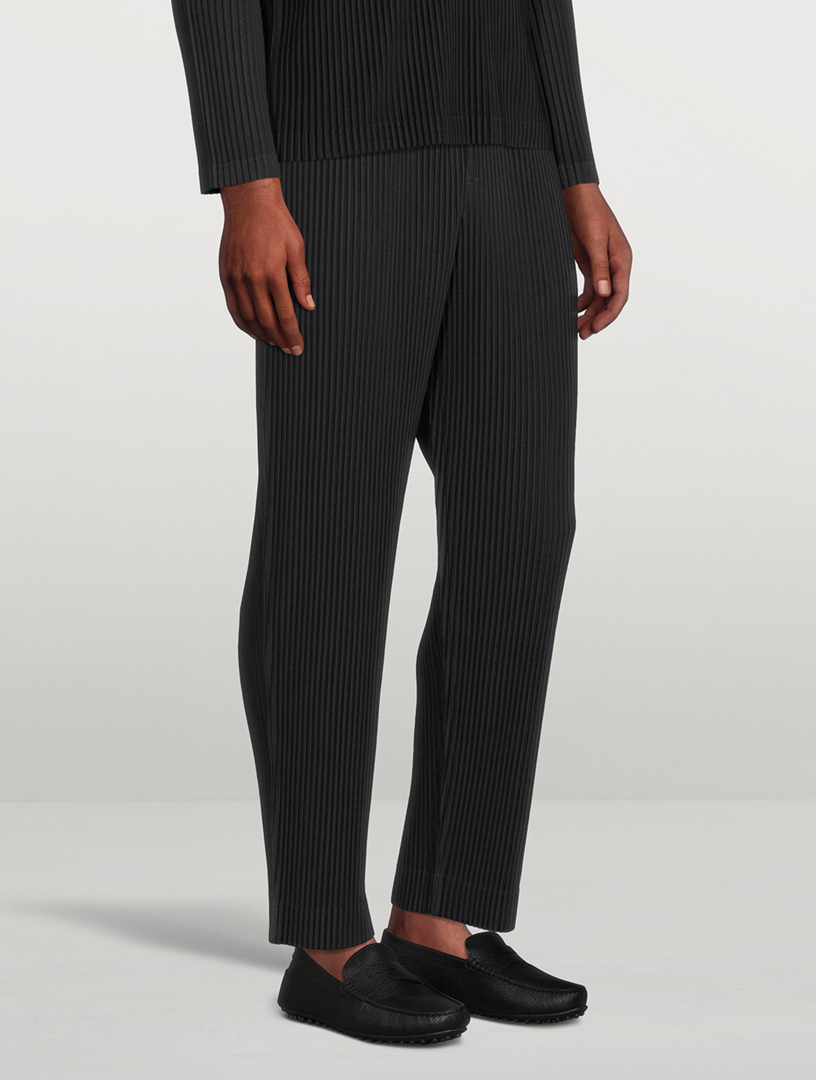 HOMME PLISSÉ ISSEY MIYAKE Basics Straight Leg Pants | Holt Renfrew