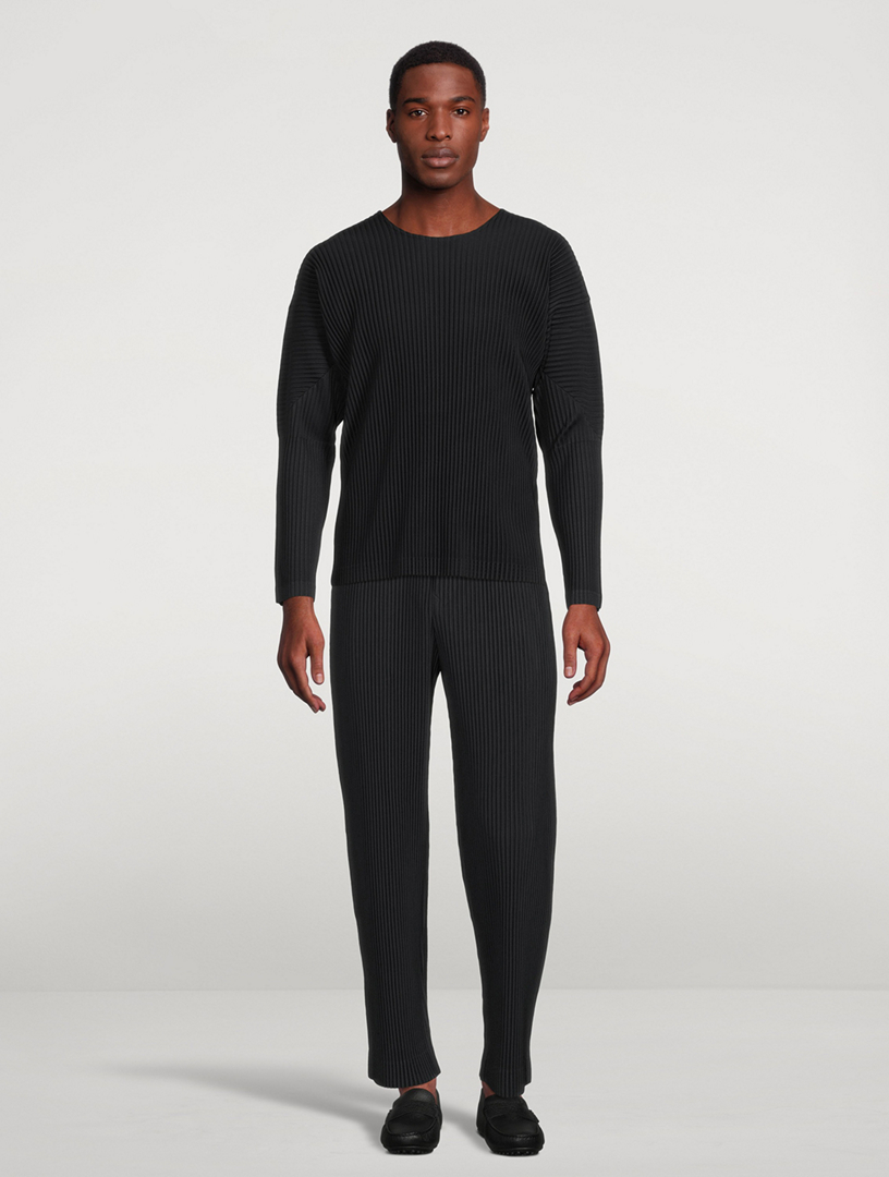 HOMME PLISSÉ ISSEY MIYAKE Basics Straight Leg Pants | Holt Renfrew