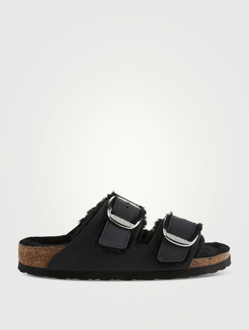 Shearling hot sale lined sandals