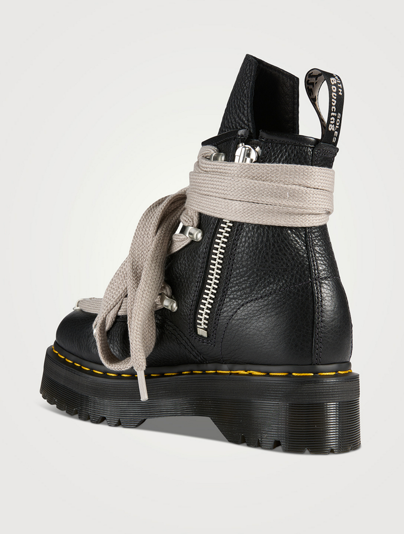 Dr. Martens x Rick Owens 1460 Leather Combat Boots