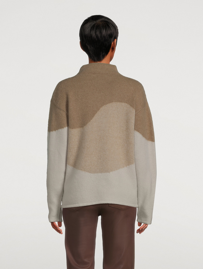 Intarsia wool sweater best sale