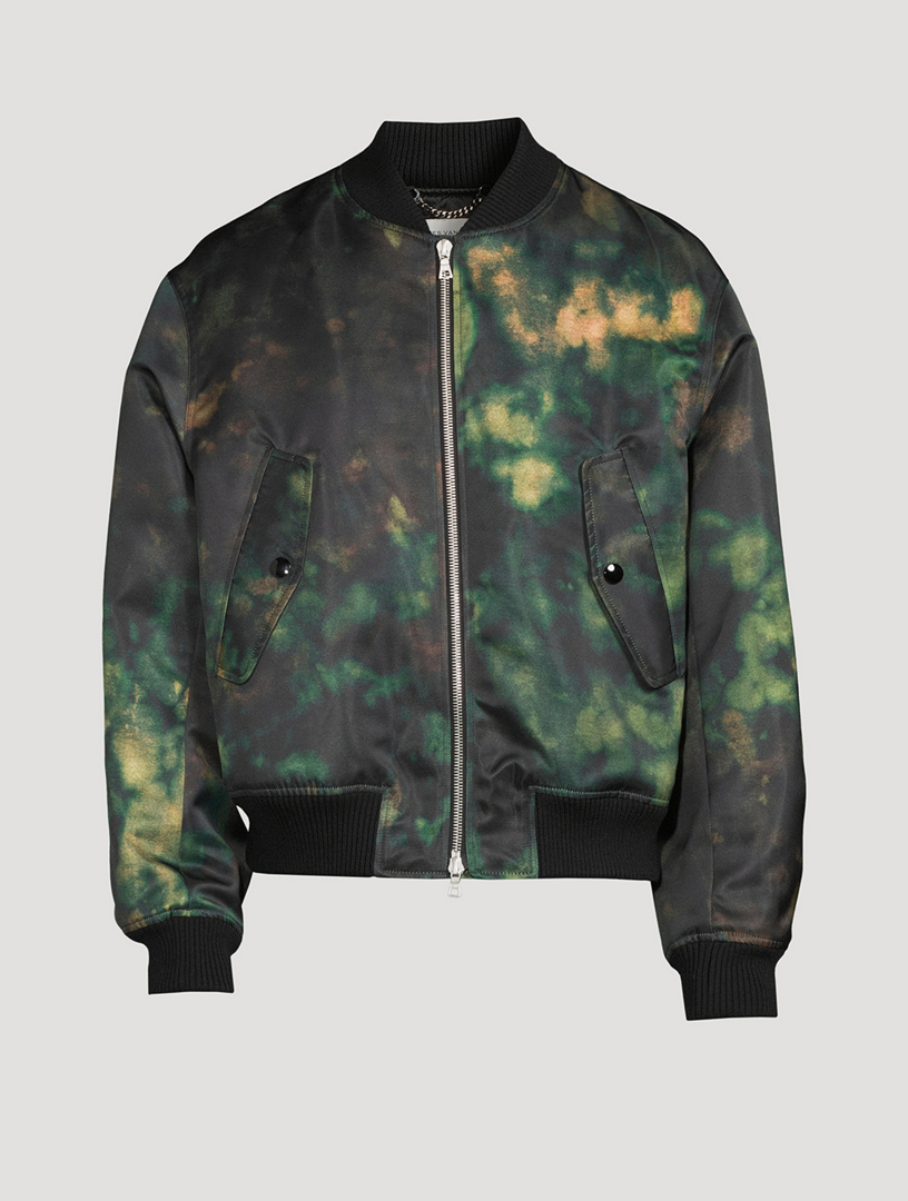 Verso Bomber Jacket In Acid Print