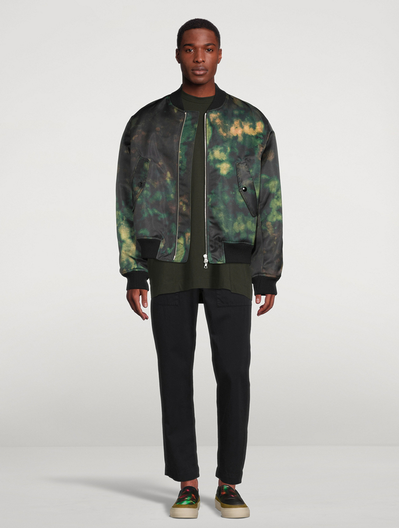 Verso Bomber Jacket In Acid Print