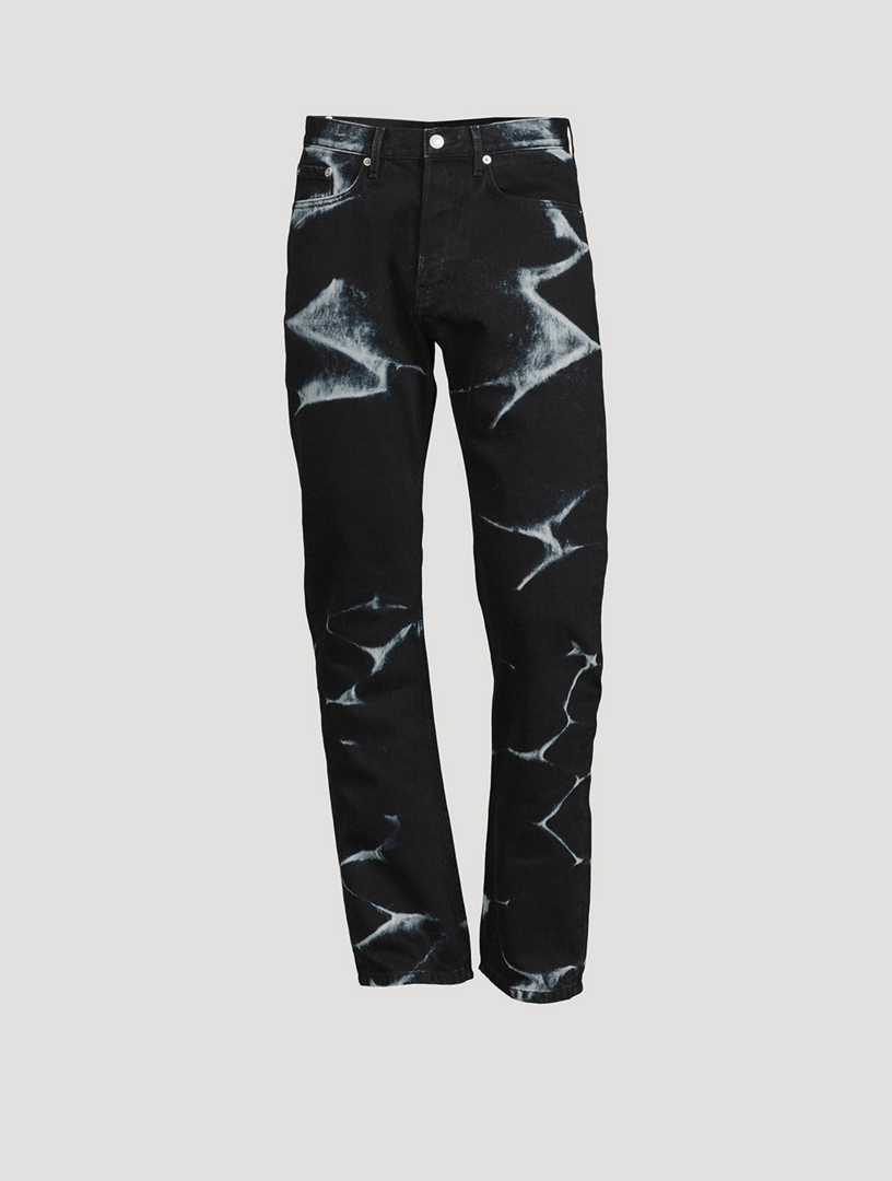 DRIES VAN NOTEN Bleached Denim Jeans | Holt Renfrew