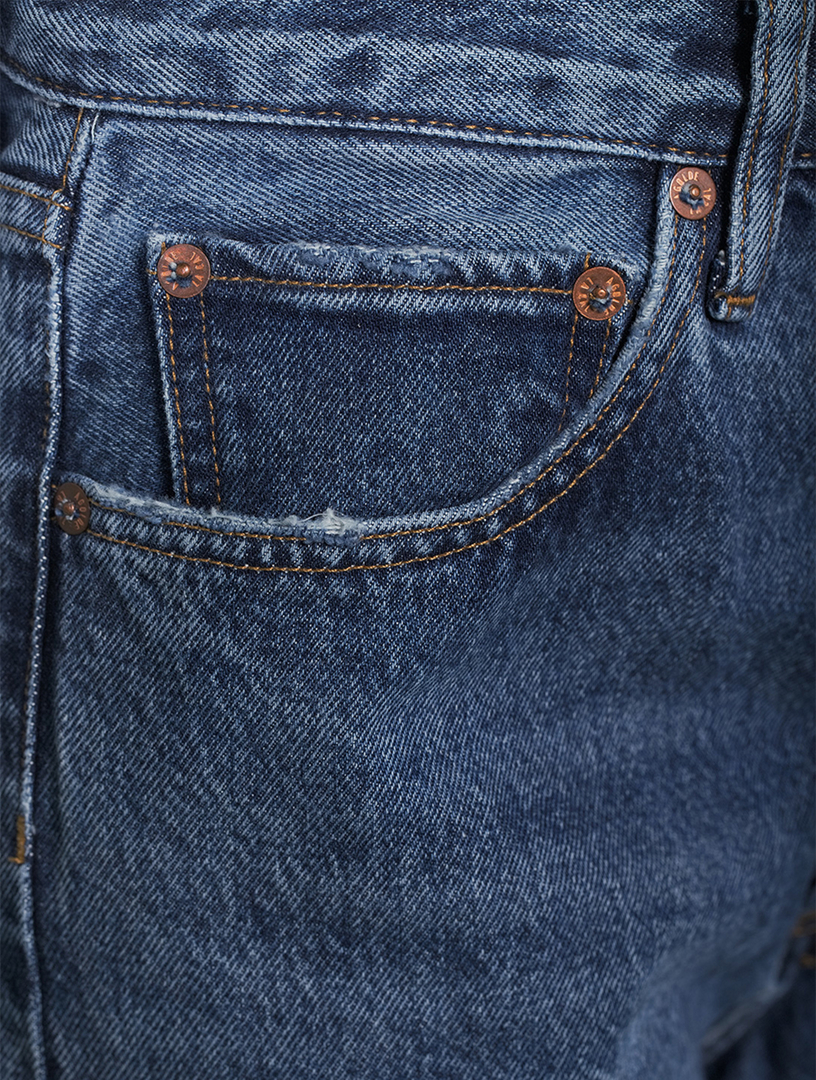 90s Pinch Waist Straight Jeans