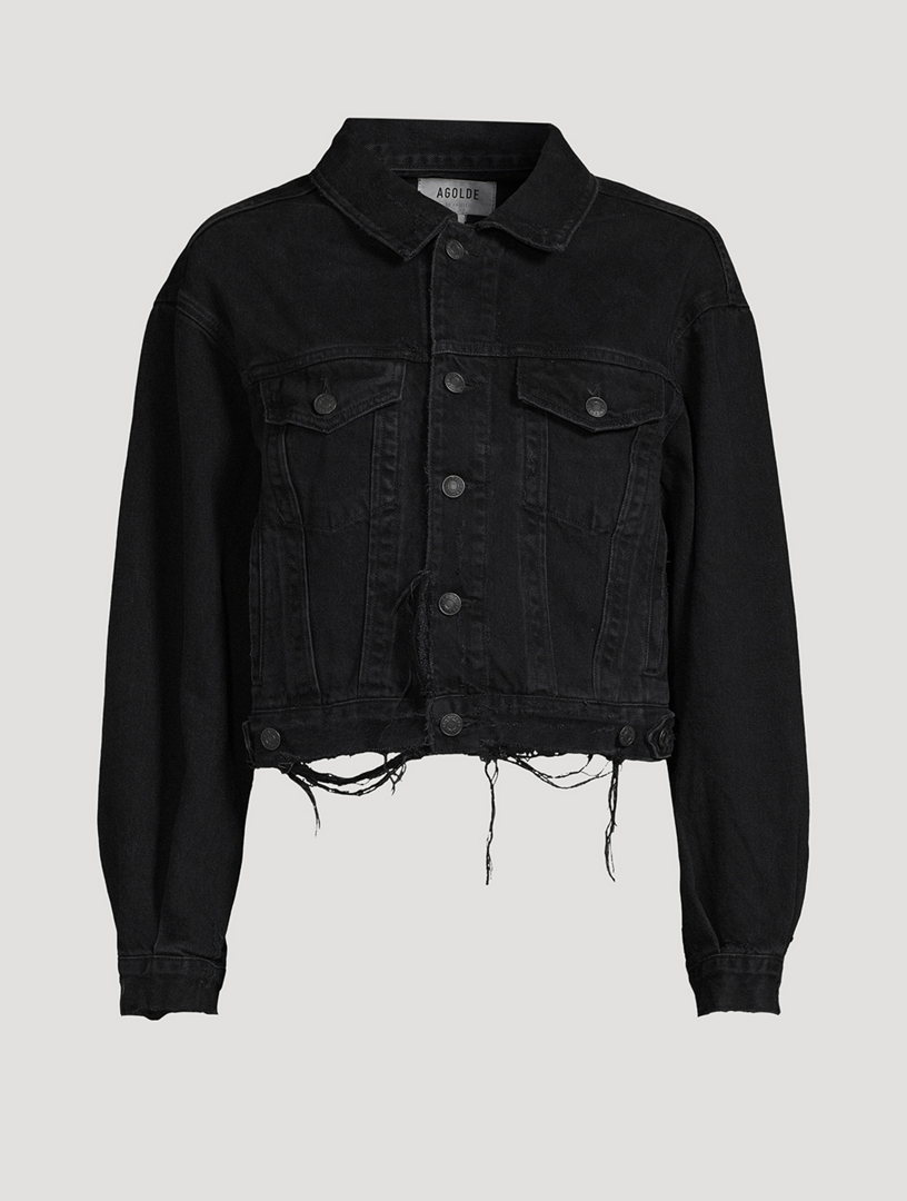 AGOLDE Charli Shrunken Denim Jacket Holt Renfrew