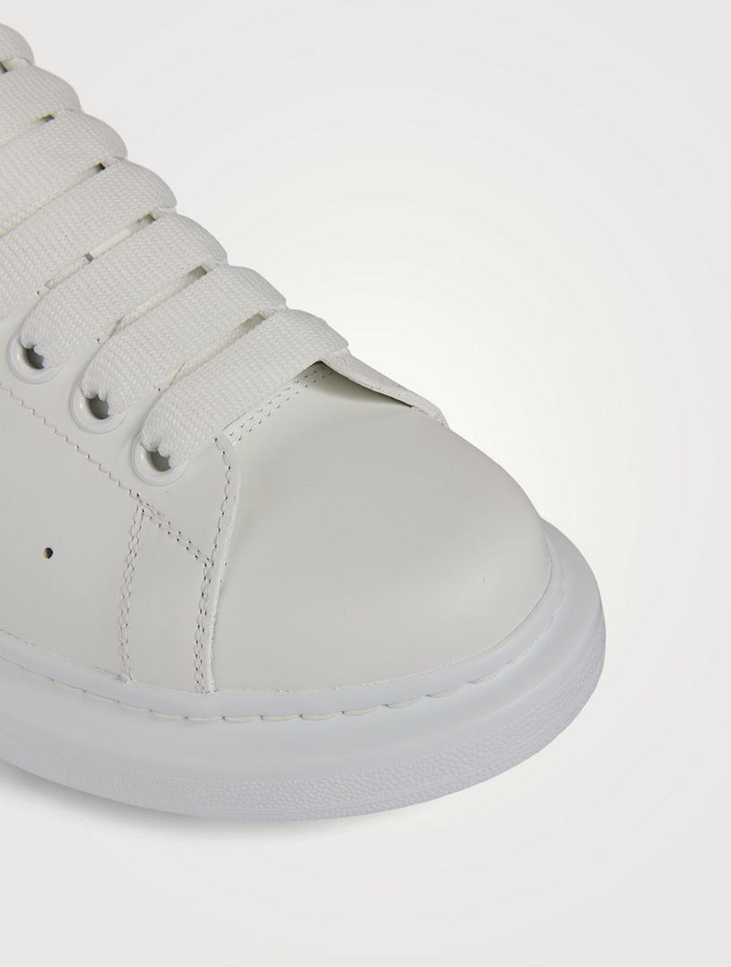 Oversized Embellished Leather Sneakers