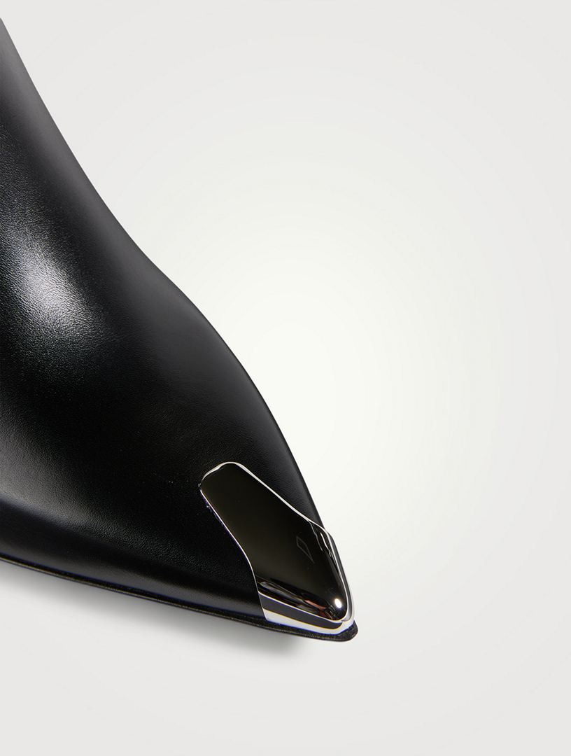 Punk Leather Ankle Boots