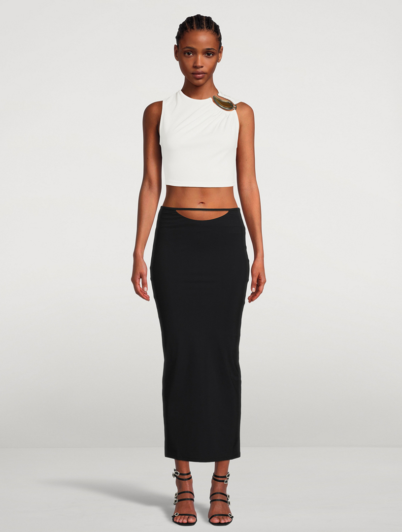 Floating Strap Column Skirt