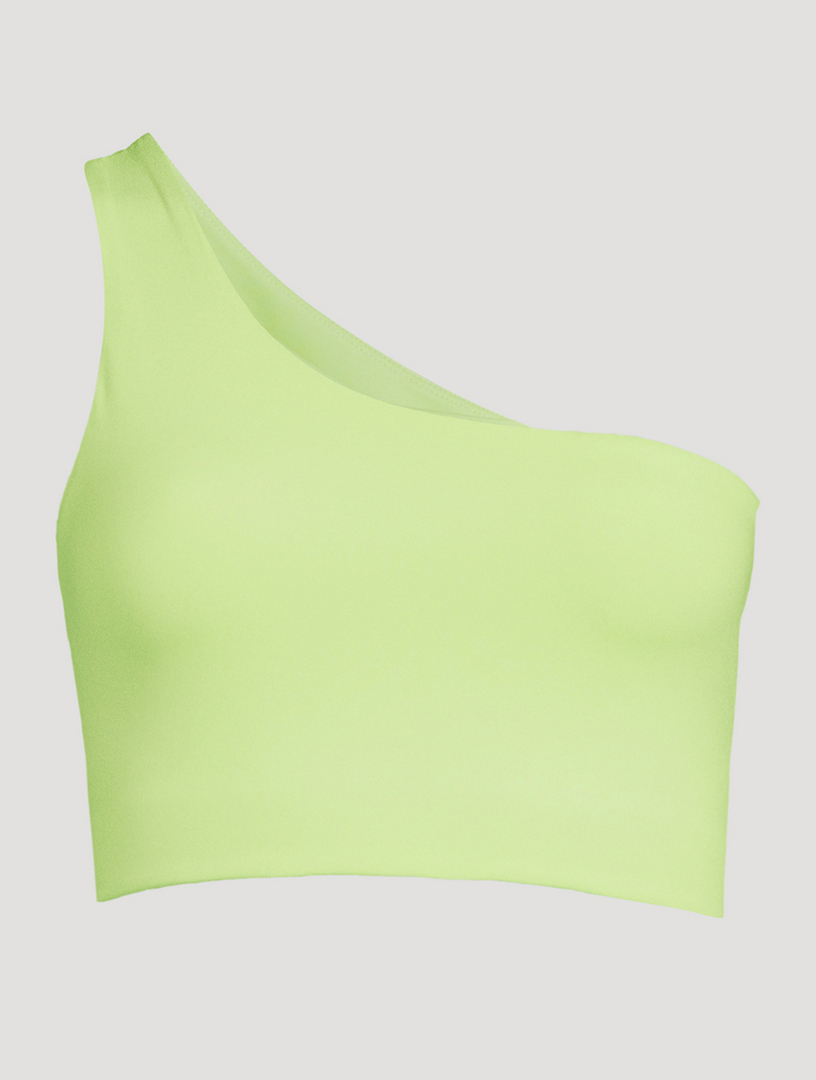 Bianca One Shoulder Non Wired Sports Bra, Girlfriend Collective