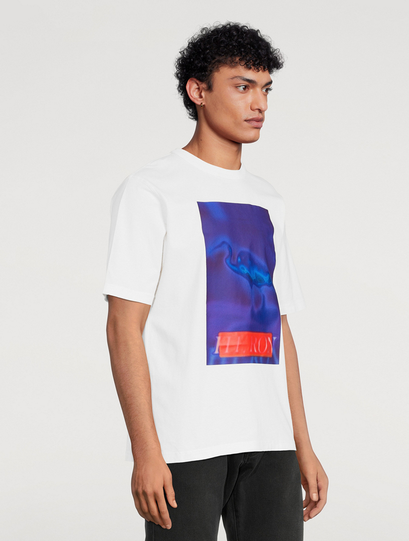 Heron Censored Cotton T-Shirt