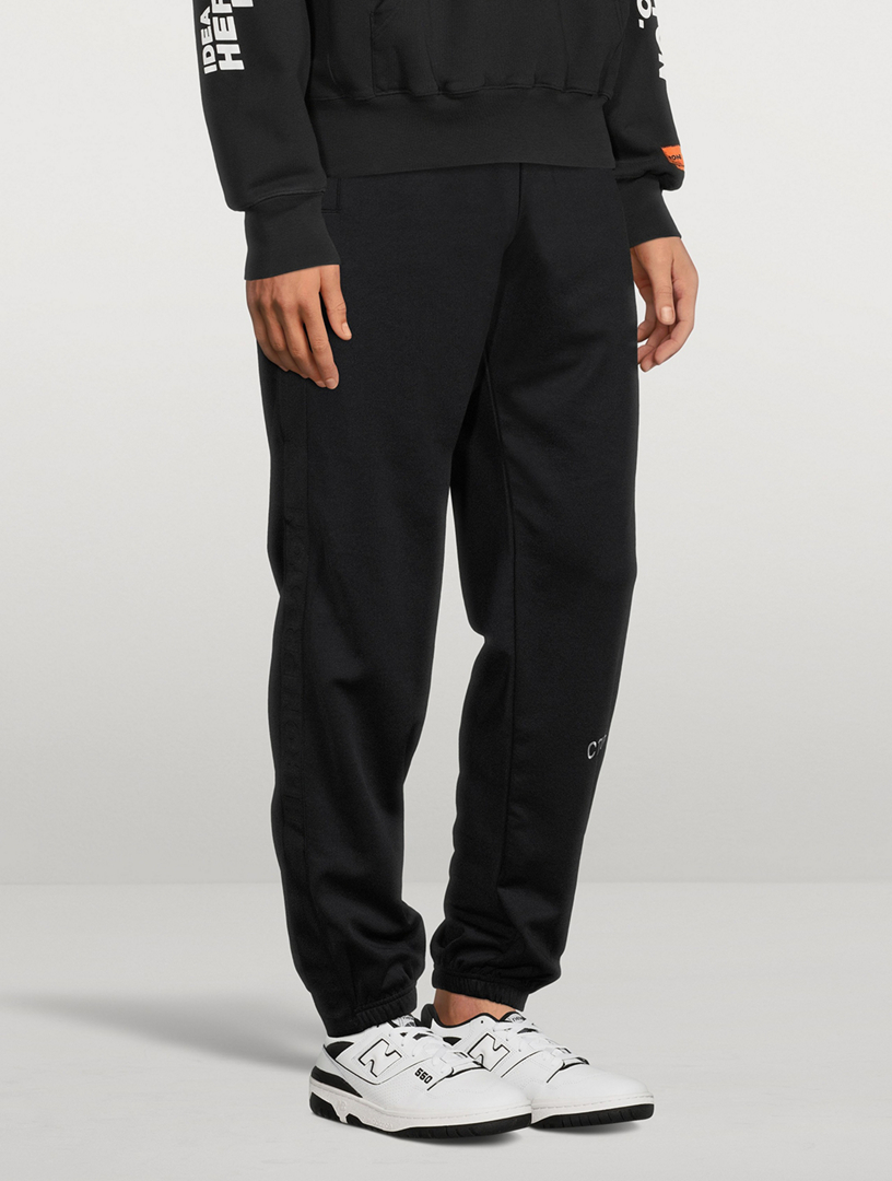 Cotton-Blend Track Pants
