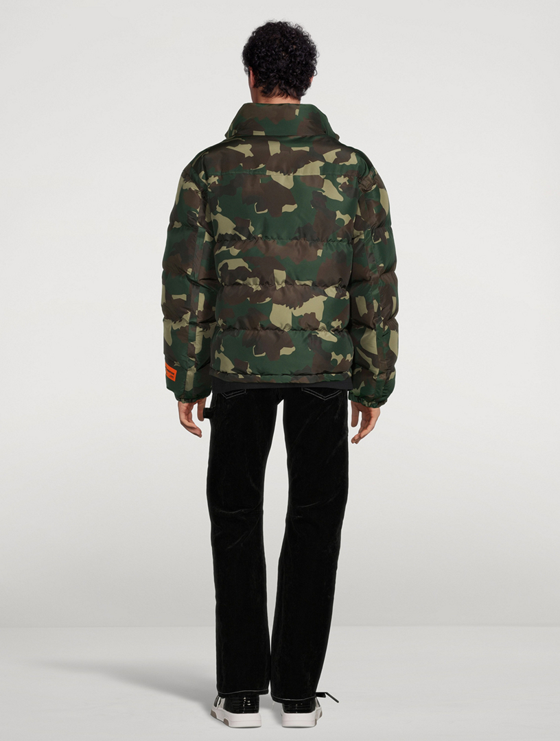 Heron preston camo on sale jacket