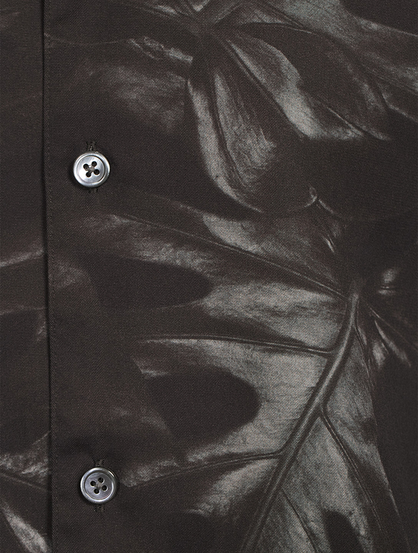 Noll Short-Sleeve Shirt Palm Print