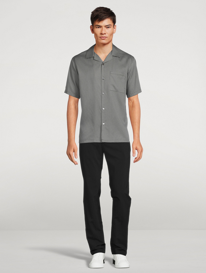Noll Short-Sleeve Shirt Reef Print