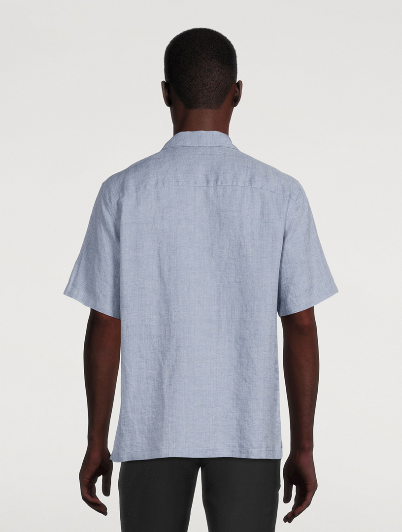 Noll Linen Short-Sleeve Shirt