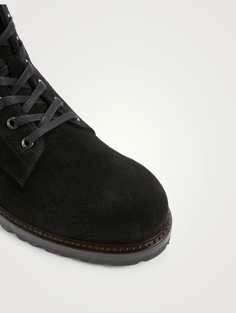 Luca Suede Lace-Up Boots