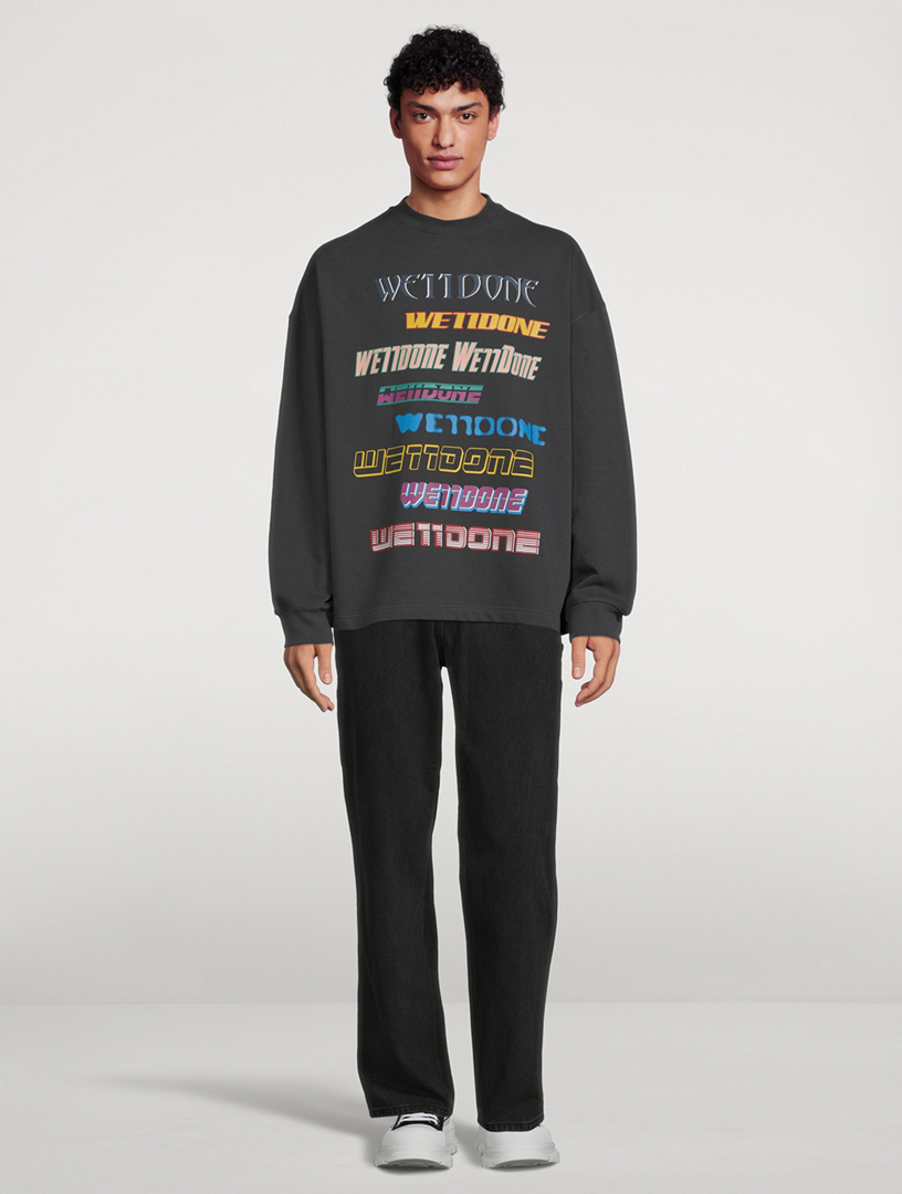 Cotton-Blend Logo Sweatshirt