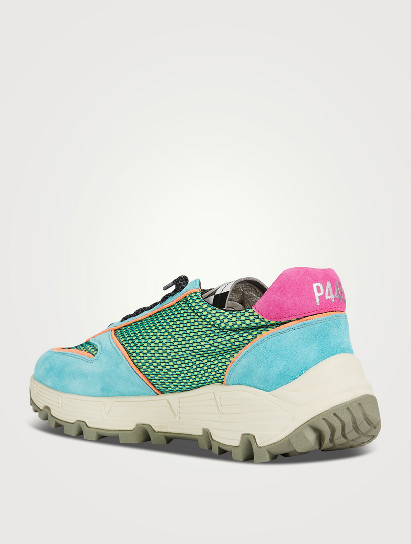 Jackson Suede And Mesh Sneakers