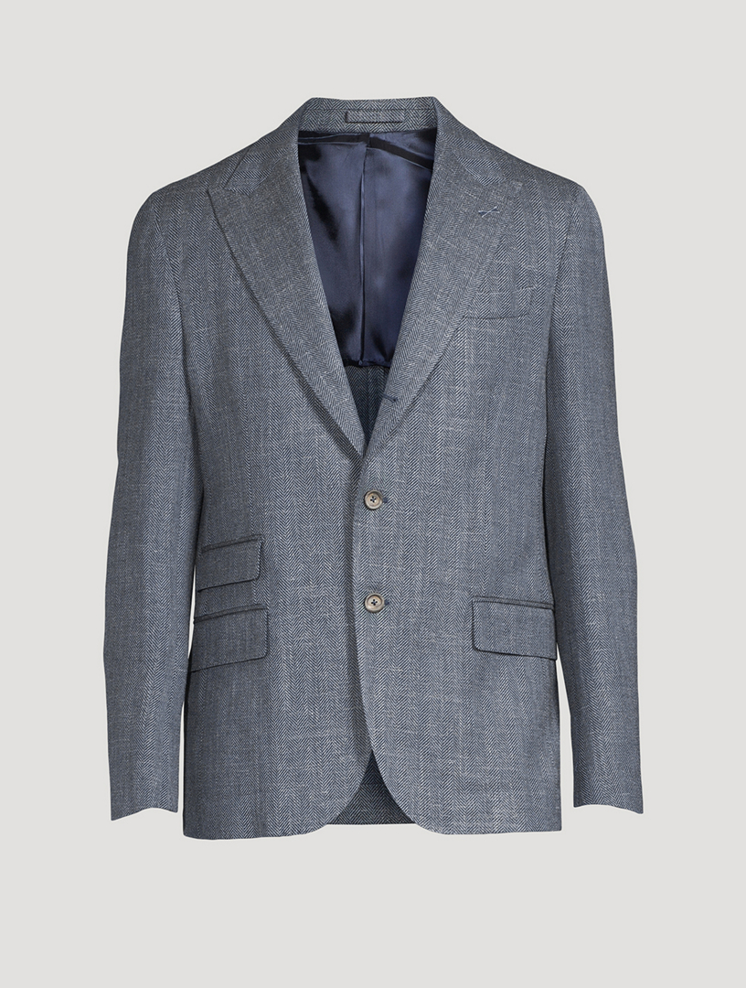 Wool Silk And Linen Jacket
