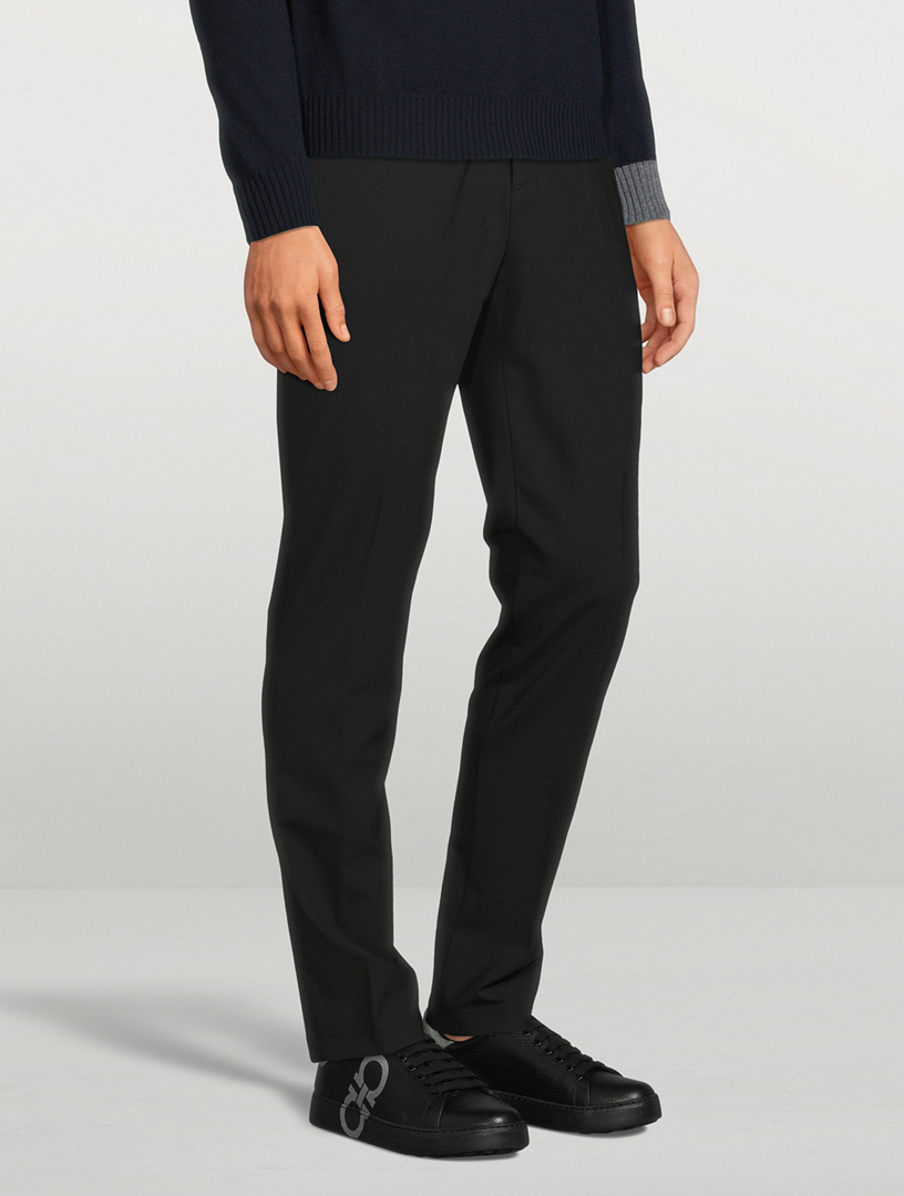 Stretch Wool Canvas Chino Pants