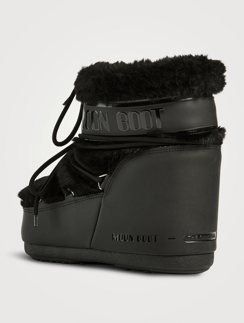 Icon Low Faux Fur Ankle Boots