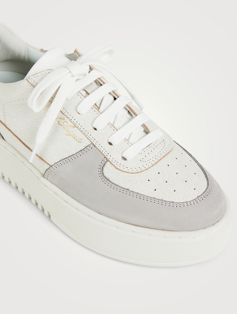 AXEL ARIGATO Orbit Leather And Suede Sneakers | Holt Renfrew