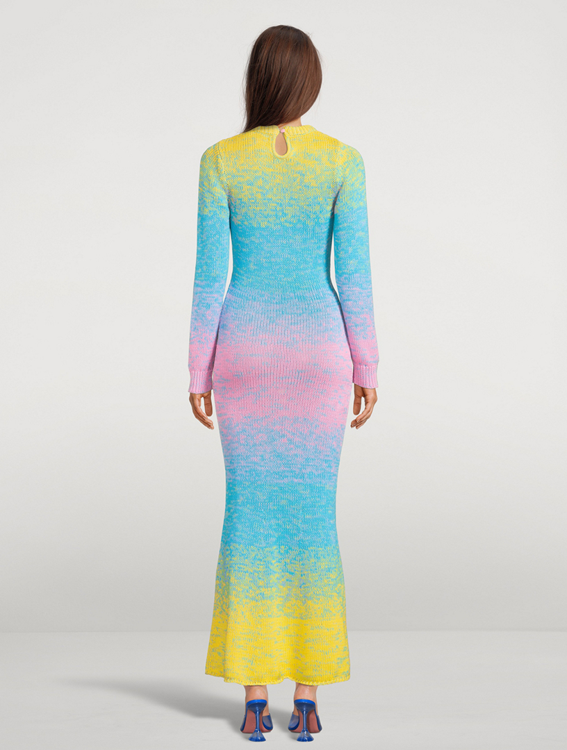 olivia rubin crochet dress OLIVIA RUBIN Rowen Ombré Crochet Maxi Dress