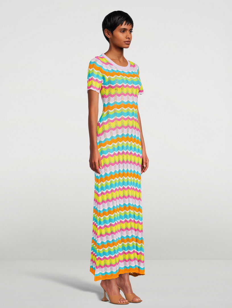 OLIVIA RUBIN Kaila Pointelle Knit Maxi Dress | Holt Renfrew