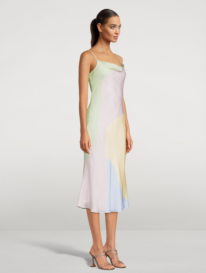 OLIVIA RUBIN Aubrey Silk Slip Dress Holt Renfrew