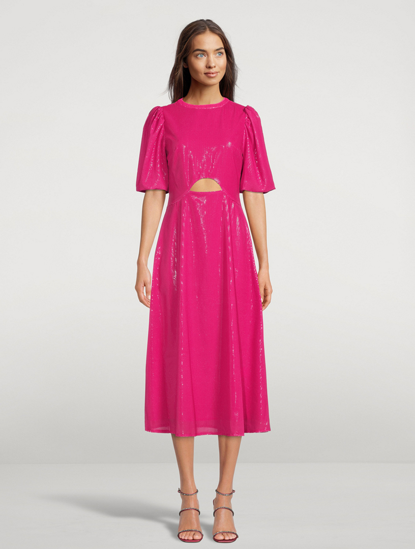 olivia rubin sequin dress Taylor Pastel Multi Stripe Sequin Dress  Olivia Rubin