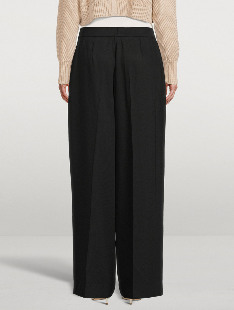Relaxed Pleated Trousers