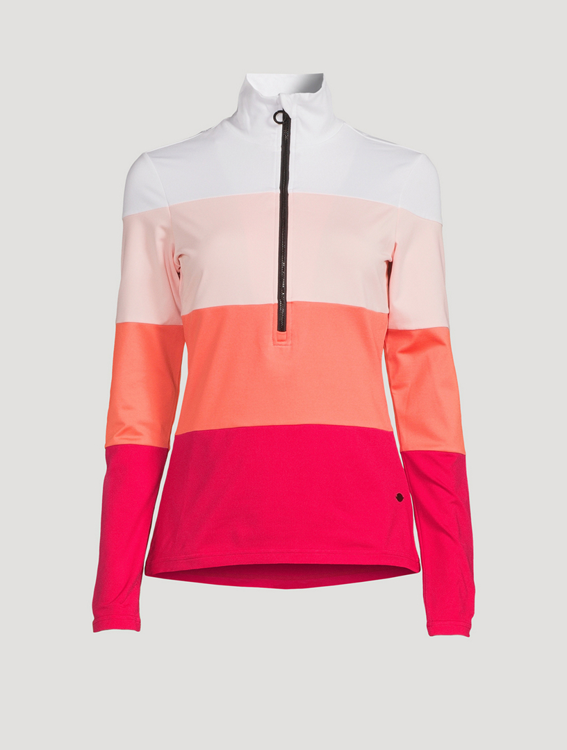 Ruby Colourblock Zip Top