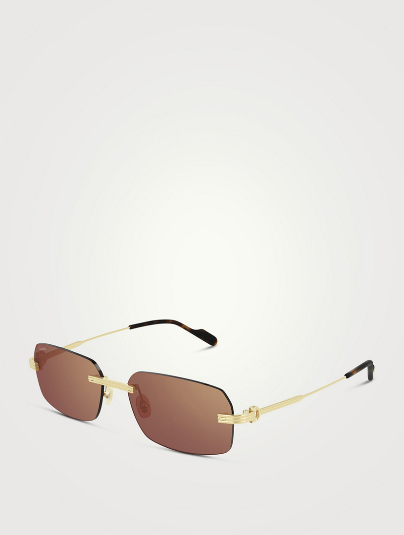 CARTIER Lunettes de soleil rectangulaires Holt Renfrew