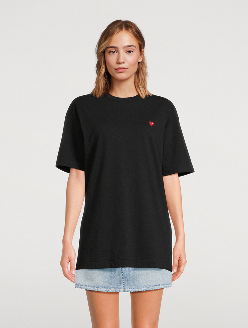 COMME DES GARÇONS PLAY Cotton Heart T-Shirt | Holt Renfrew