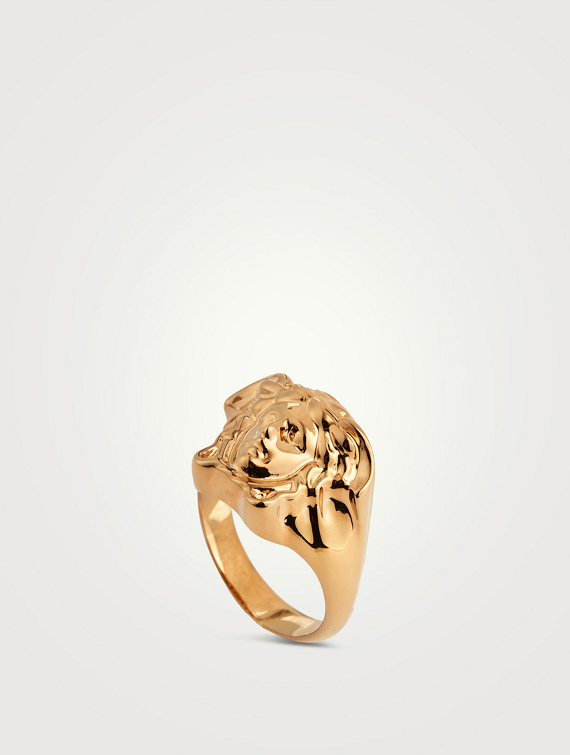 Versace on sale lion ring