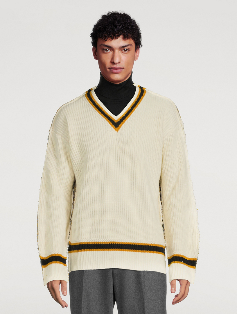 Alpaca And Wool V-Neck Sweater