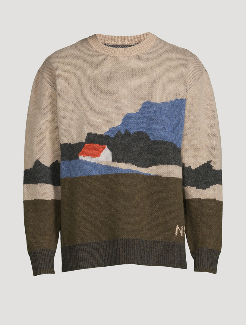 Rune Landscape Wool Sweater