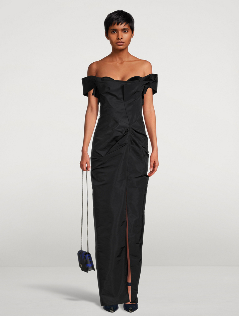 Alexander mcqueen black clearance gown