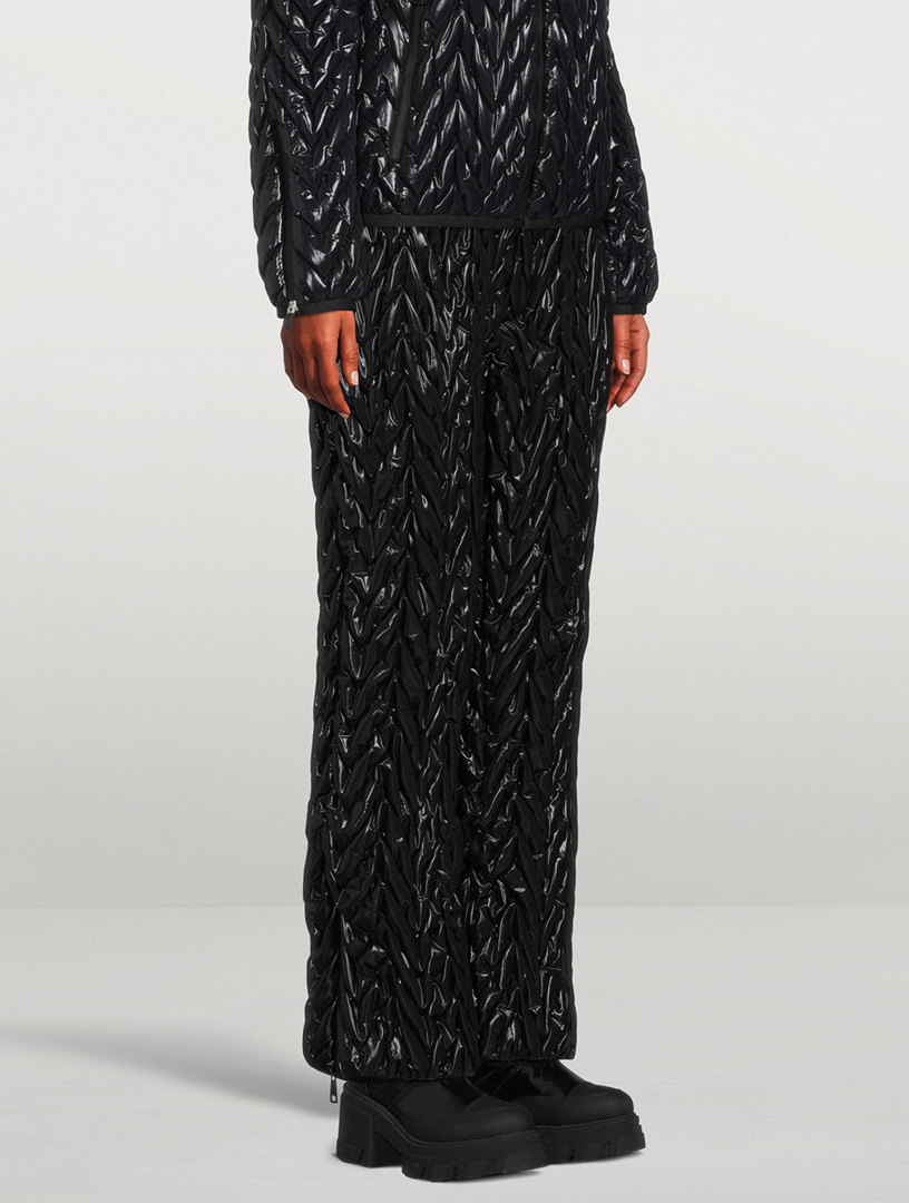 Quilted Chevron Ski Pants