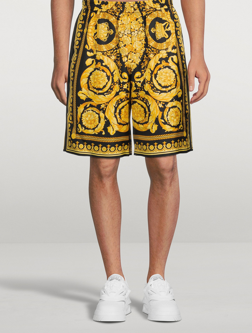 Barocco Silk Shorts
