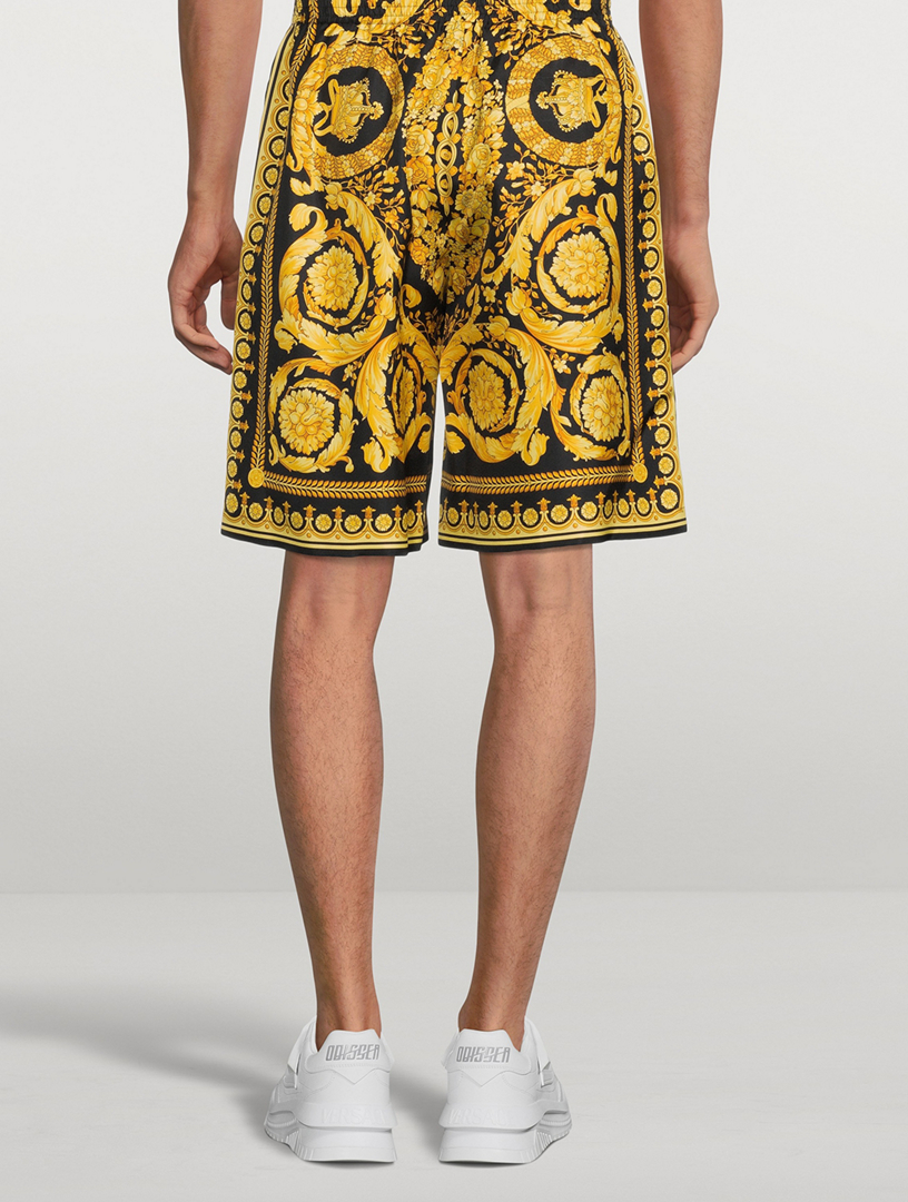 Barocco Silk Shorts