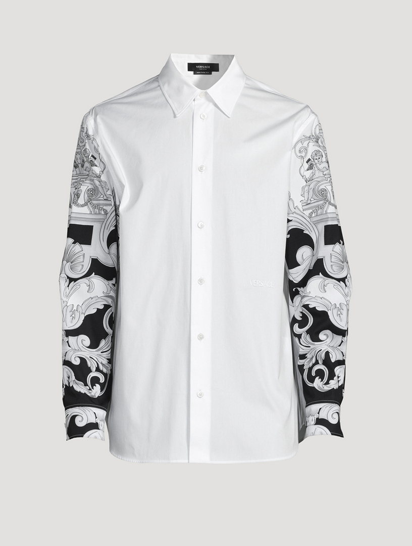 Baroque Cotton Long-Sleeve Shirt