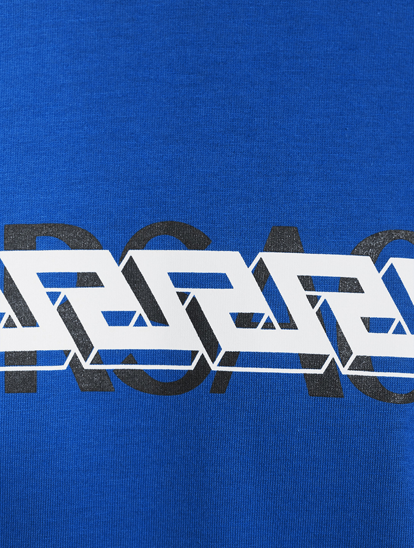 Greca Cotton Logo T-Shirt