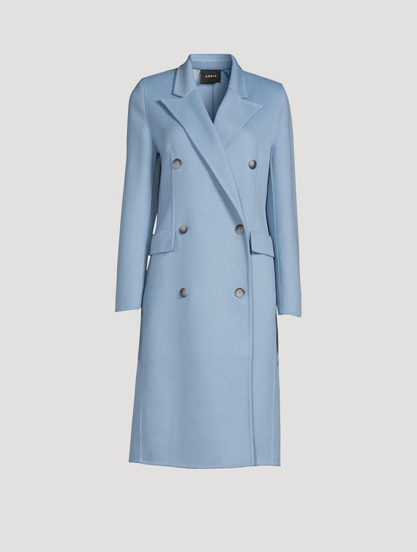 AKRIS Cashmere Double Breasted Coat Holt Renfrew