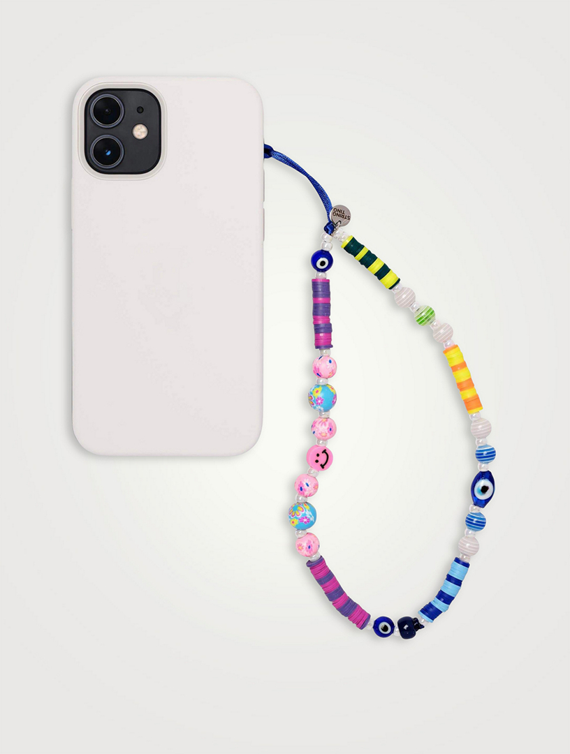 STRING TING Night Garden Wristlet Phone Strap | Holt Renfrew