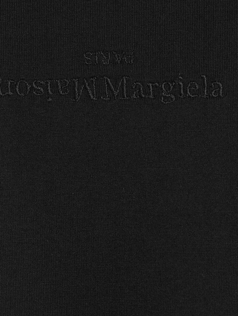 Distorted Logo Cotton T-Shirt